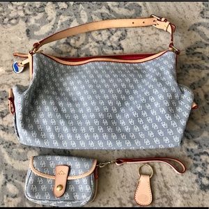 Dooney & Bourke light blue shoulder bag